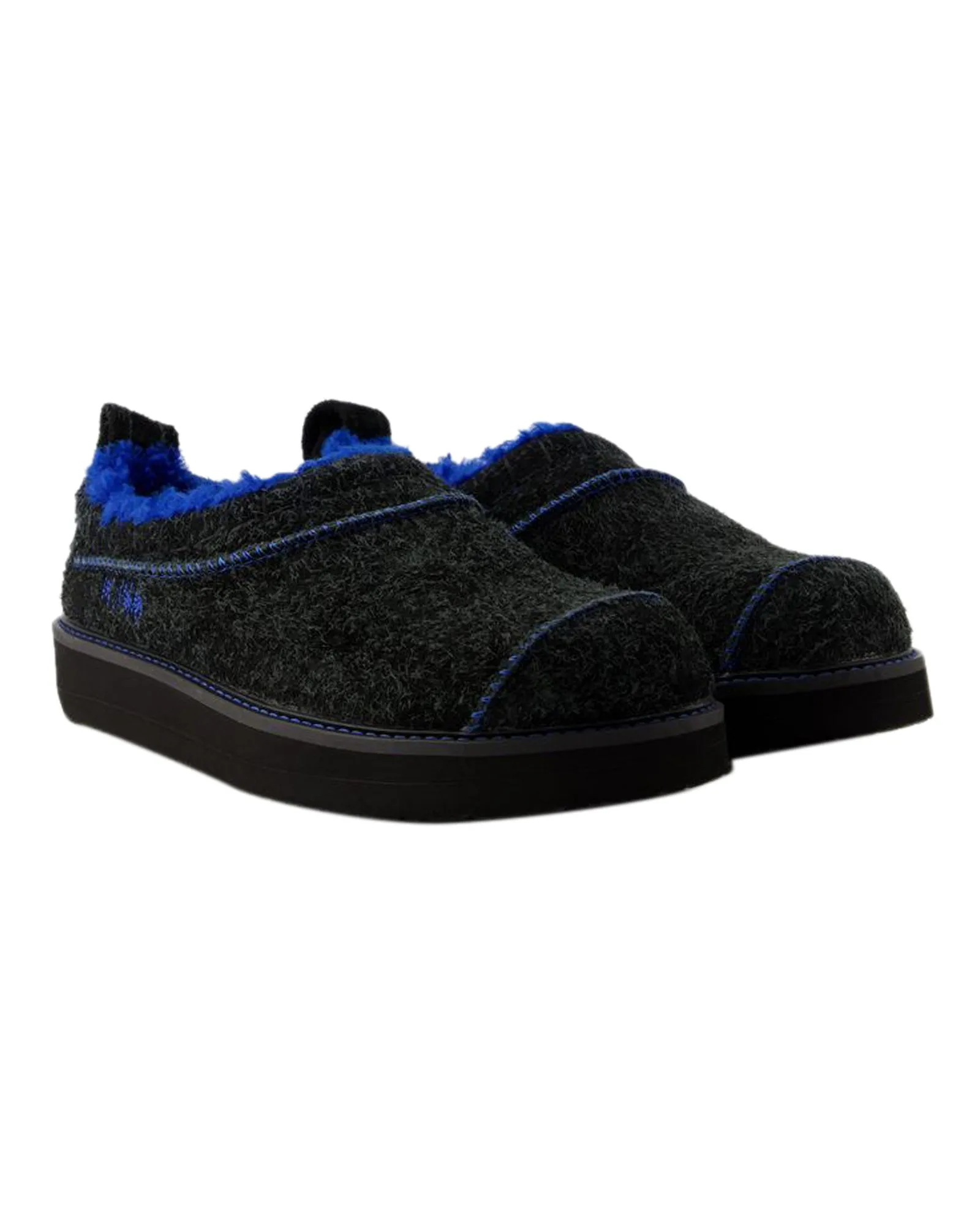 Slides Slip On - Ader Error - Leather - Black