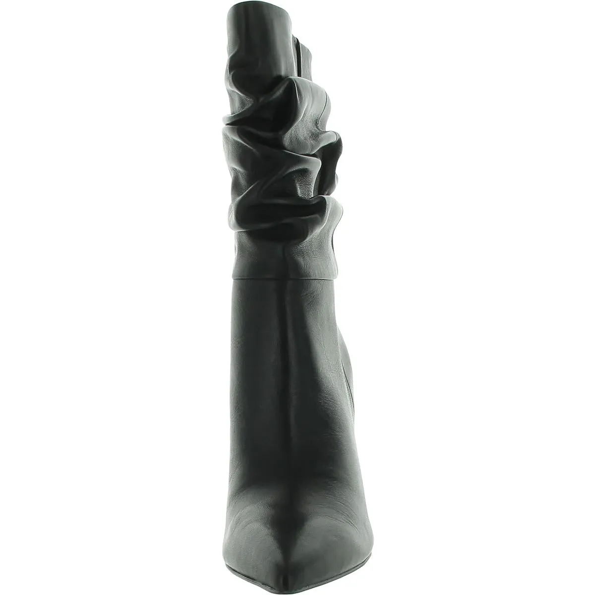 Slouch Womens Pull On Stiletto Mid-Calf Boots