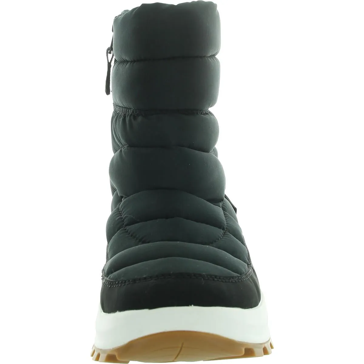 Snowtrot Womens Zipper Textured Winter & Snow Boots