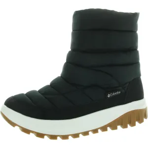 Snowtrot Womens Zipper Textured Winter & Snow Boots