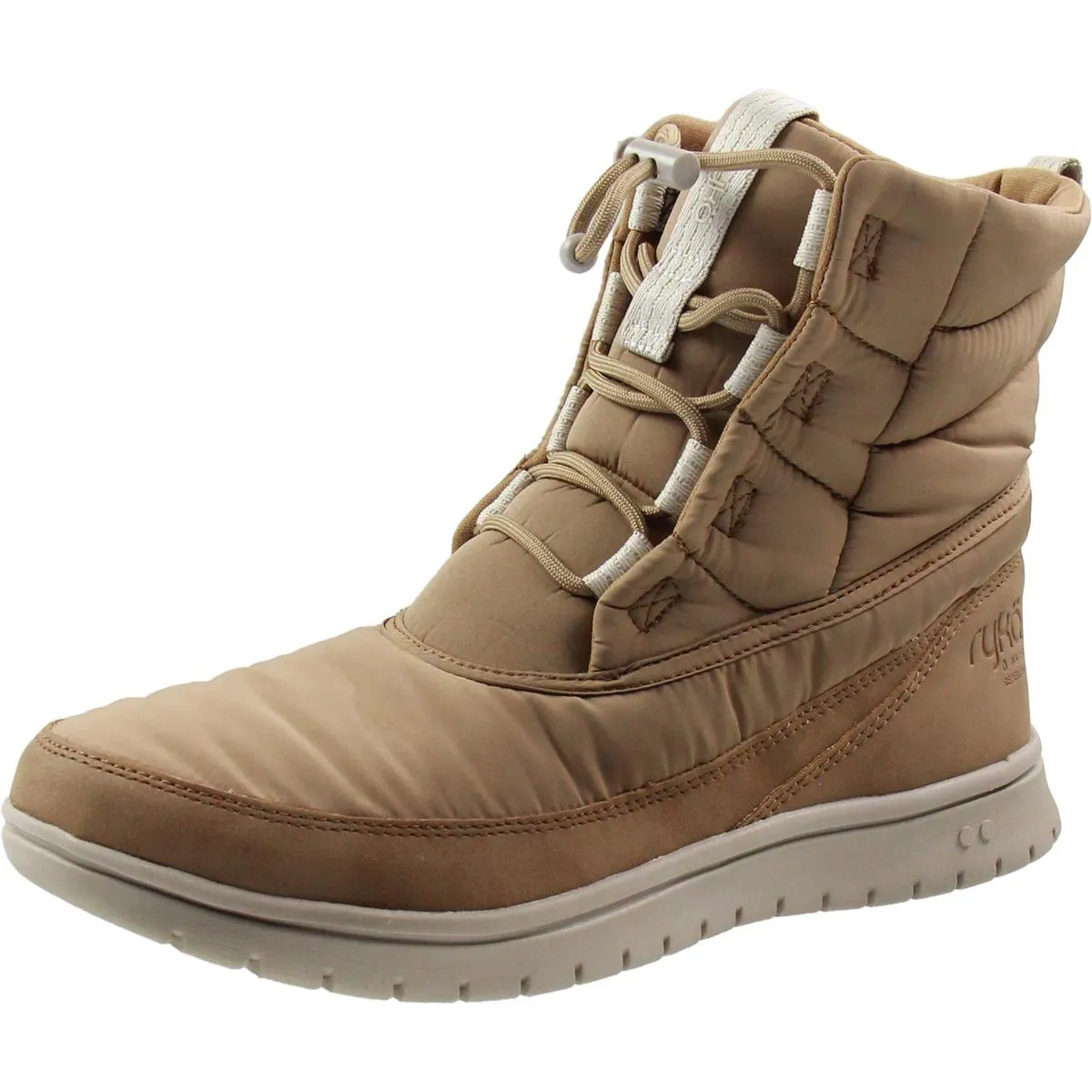 SOLACE Womens Lace-Up Manmade Winter & Snow Boots