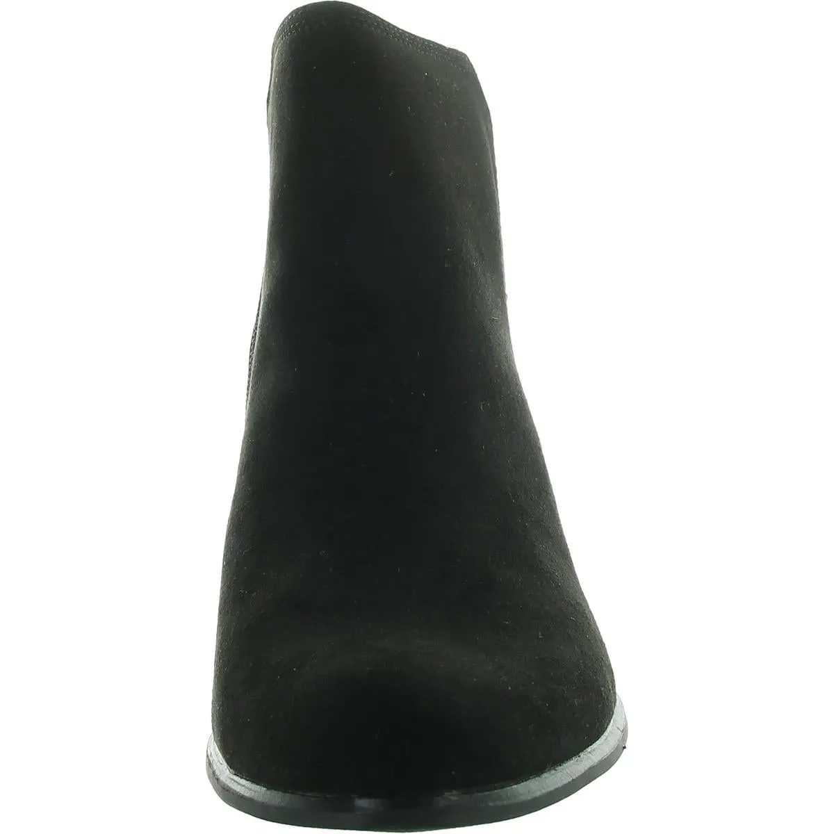 Tavia Womens Zipper Faux Suede Booties