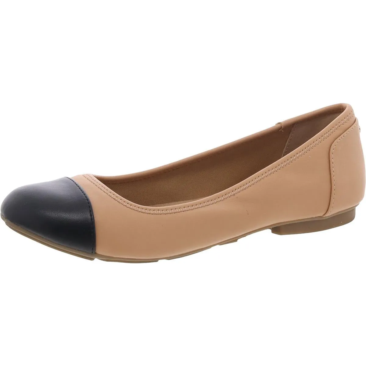 Taylee Womens Faux Leather Ballet Loafers