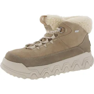 TERRETRAIL COZY LACE Womens Faux Fur Lined Suede Winter & Snow Boots
