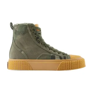 The High Top Sneakers - Cotton - Printed