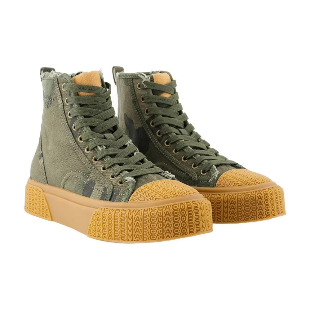 The High Top Sneakers - Cotton - Printed