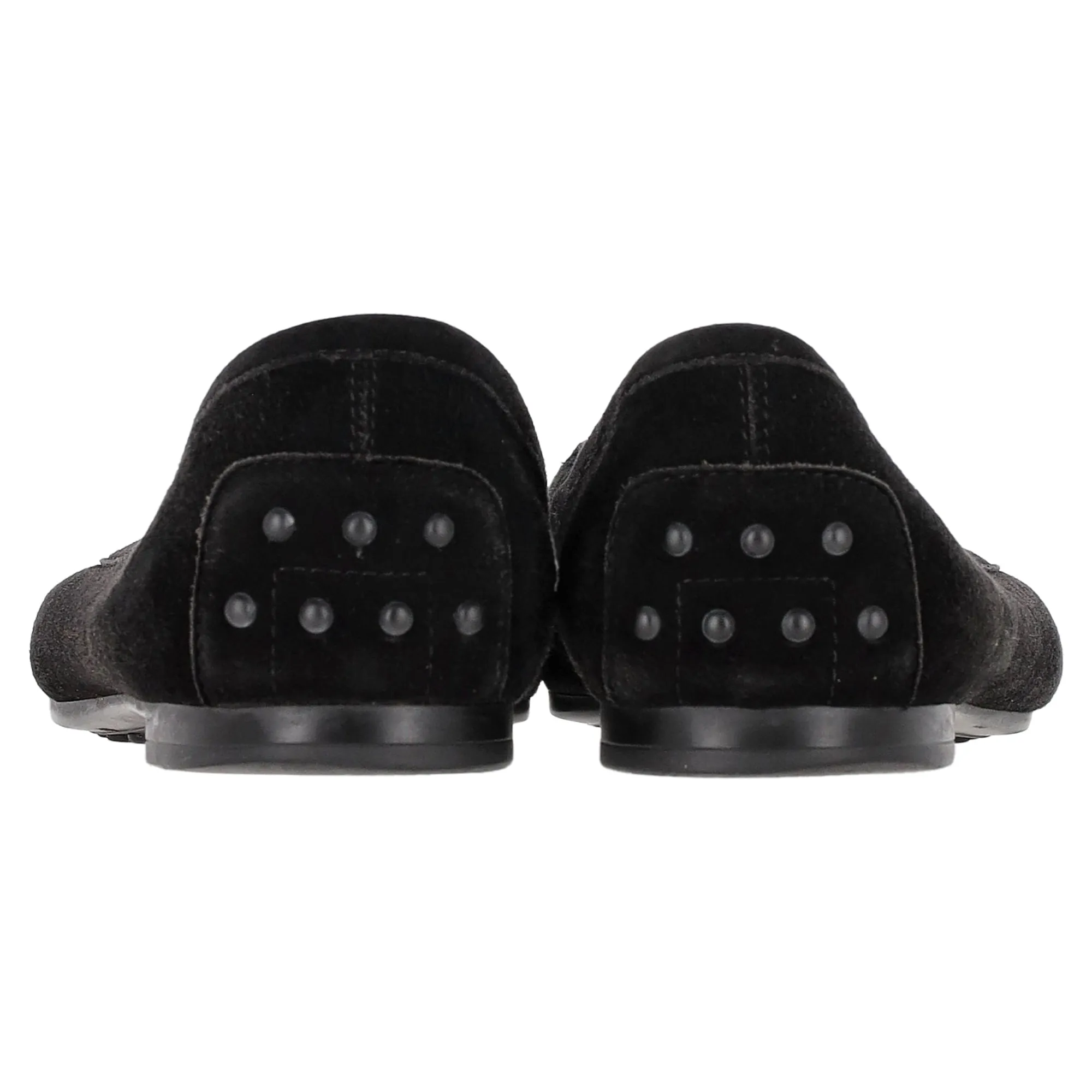 Tod's Loafers in Black Suede