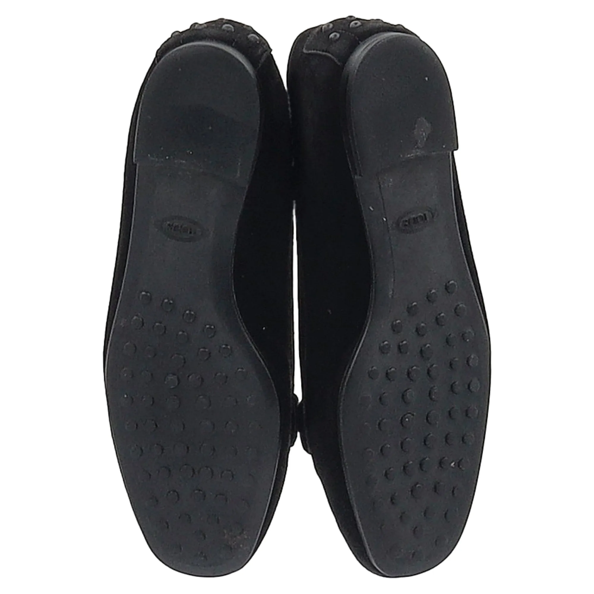 Tod's Loafers in Black Suede