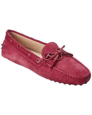 TODs Logo Gommino Suede Moccasin