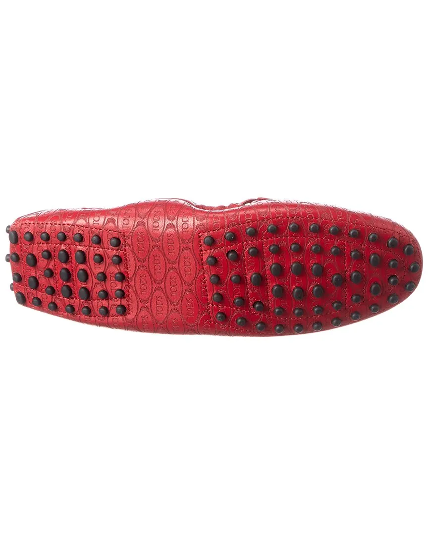 TOD's Logo Leather Loafer