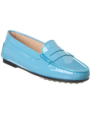 TODs Logo Patent Loafer