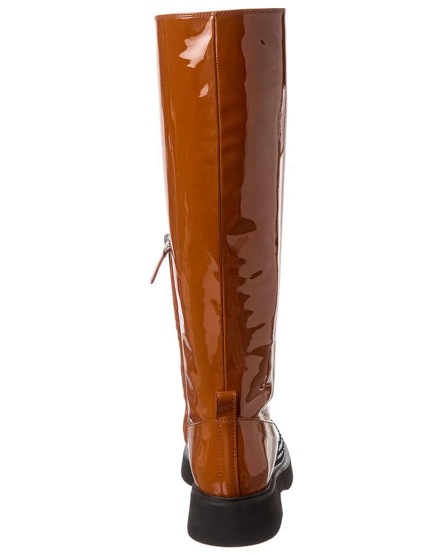TODs Patent Knee-High Boot