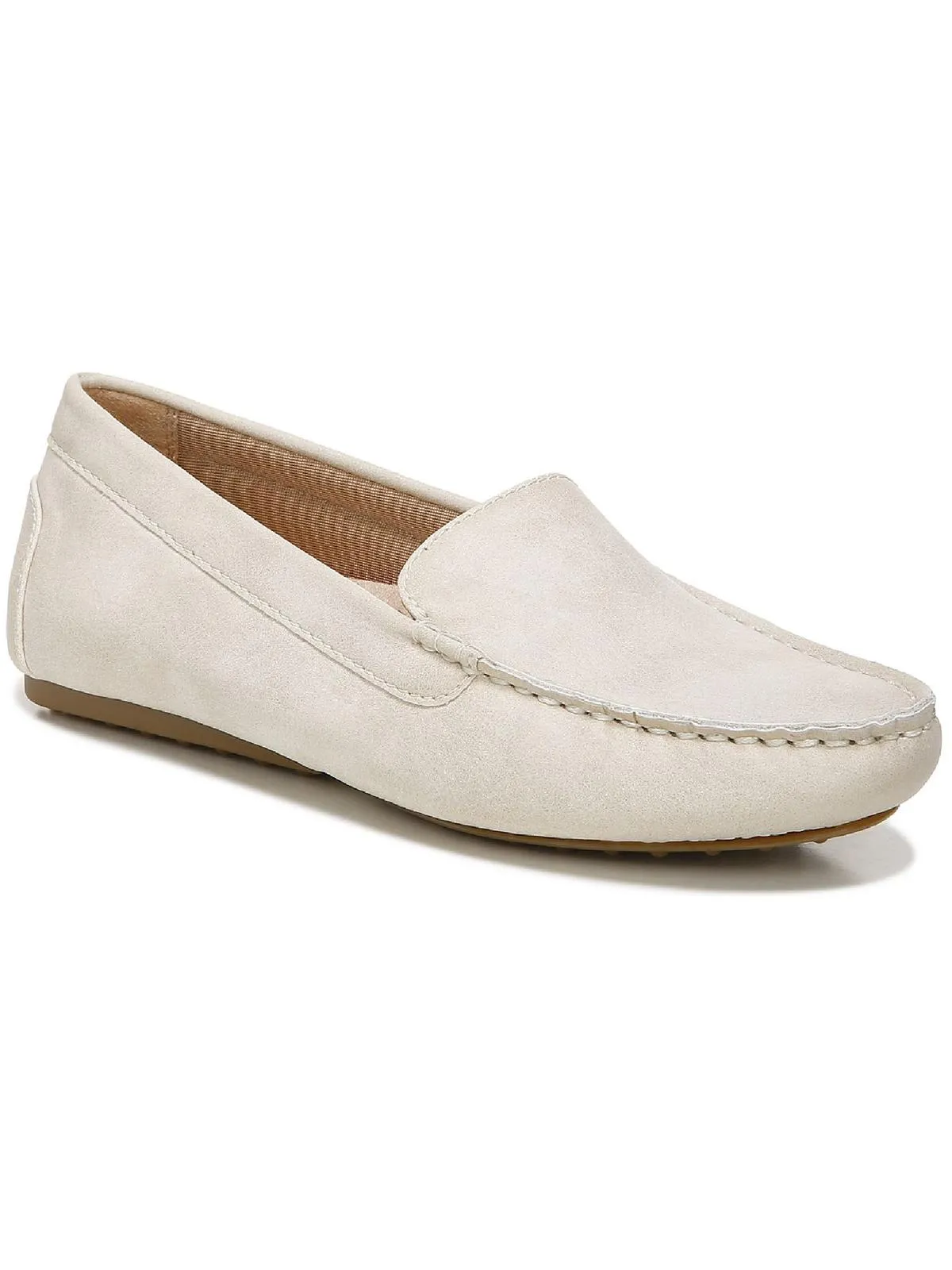 Traveler Womens Faux Leather Slip On Loafers