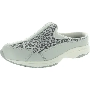 Traveltime Womens Leather Lifestyle Slip-On Sneakers