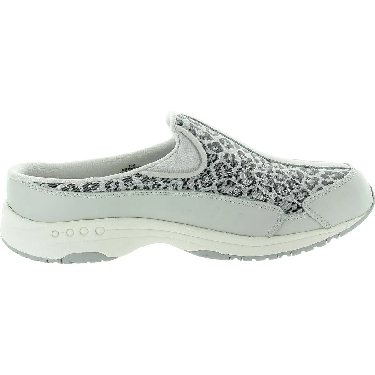 Traveltime Womens Leather Lifestyle Slip-On Sneakers