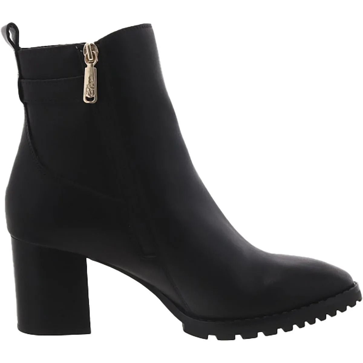 Triston Womens Block Heel Pointed Toe Ankle Boots
