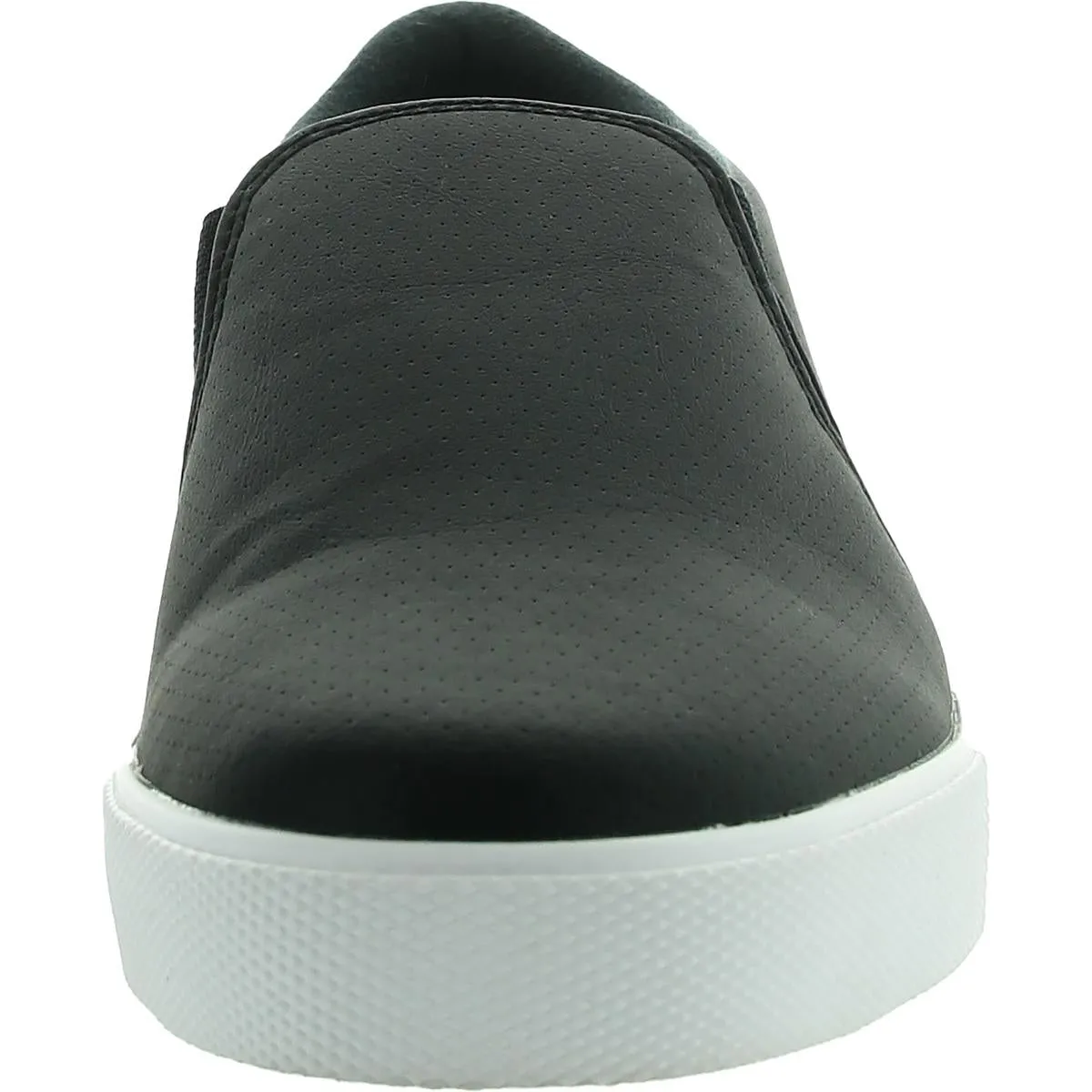 Tustin Fusion Womens Mixed Media Faux Leather Slip-On Sneakers