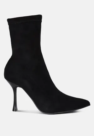tweeple stiletto boot with a pointed toe