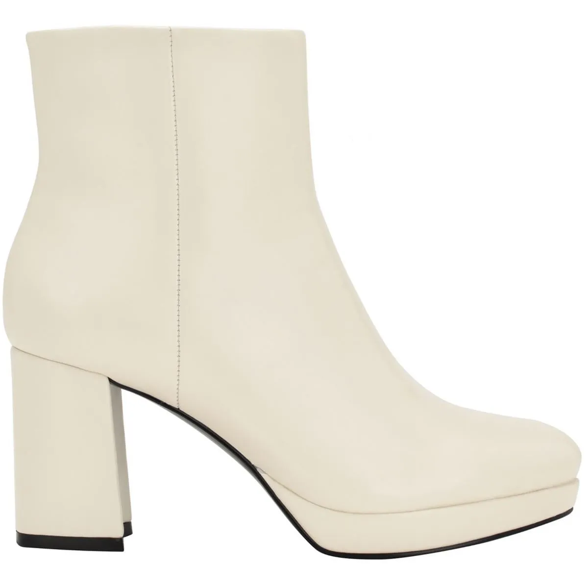 UDA Womens Faux Leather Block heel Booties