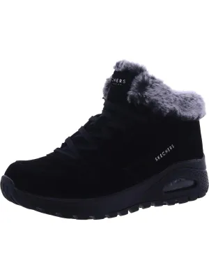Uno Rugged Wintriness    Womens Suede Memory Foam Winter & Snow Boots