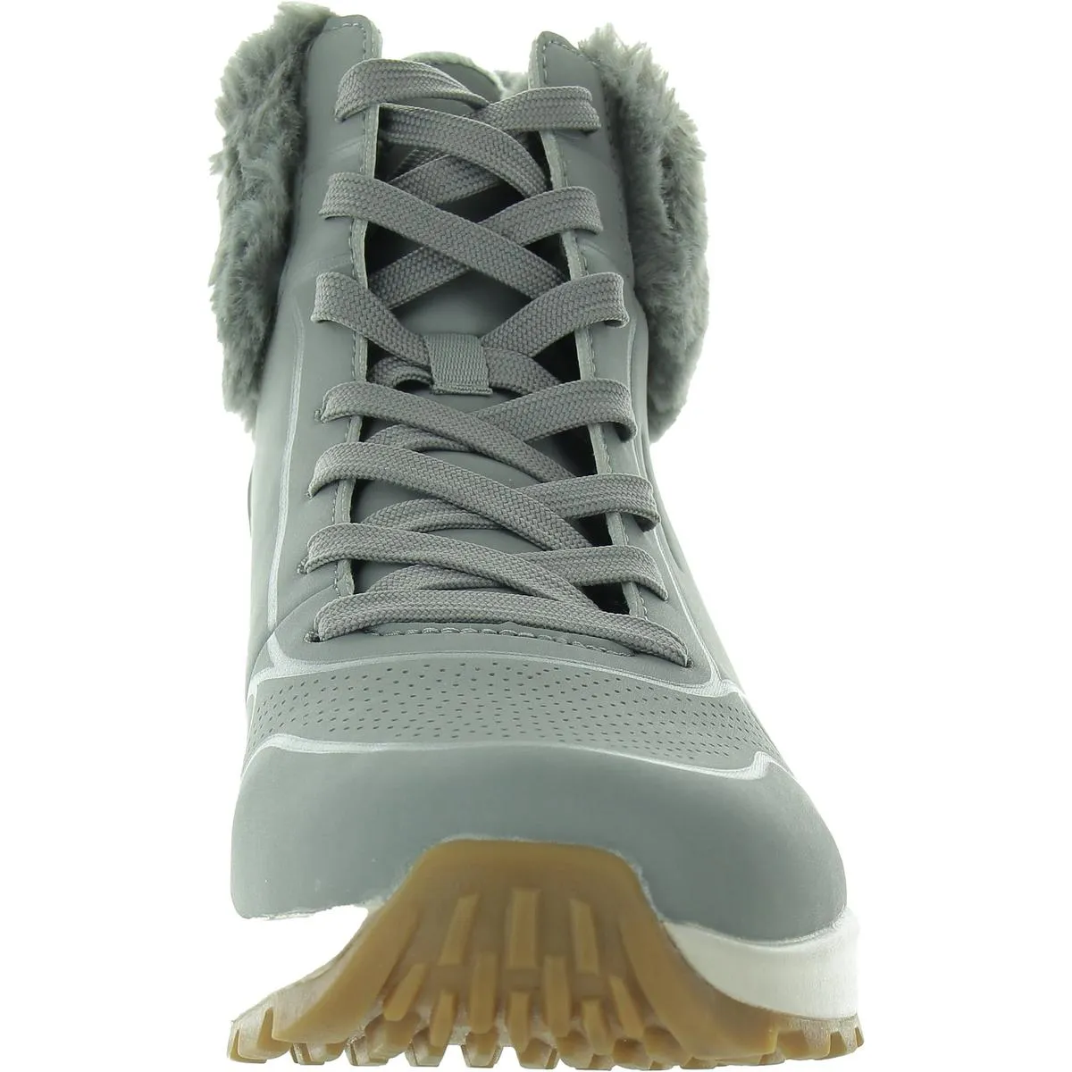 Uno Rugged Womens Lace-Up Faux Fur Winter & Snow Boots