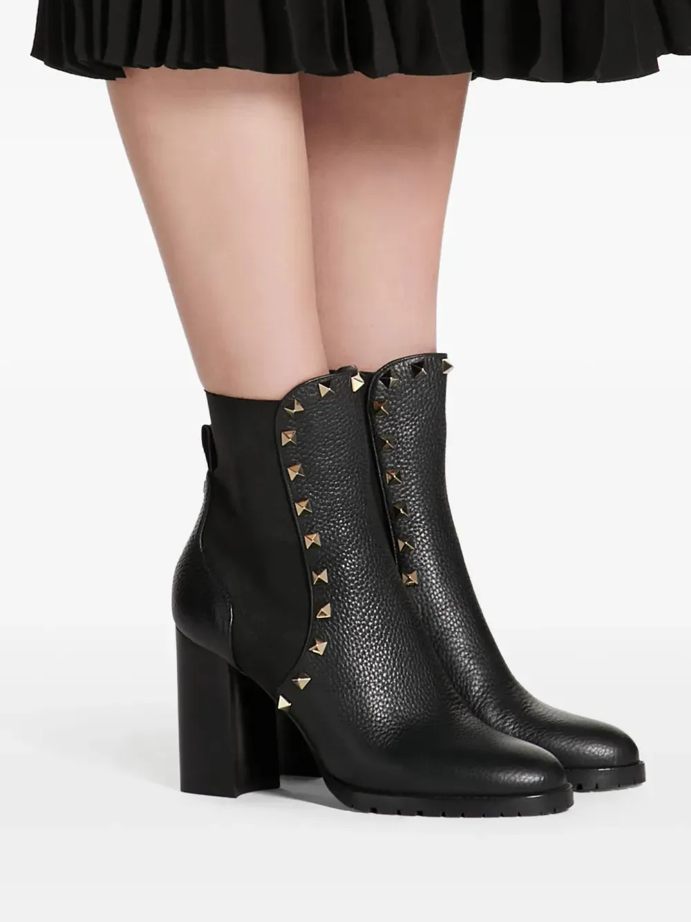 Valentino Rockstud Chelsea Boots