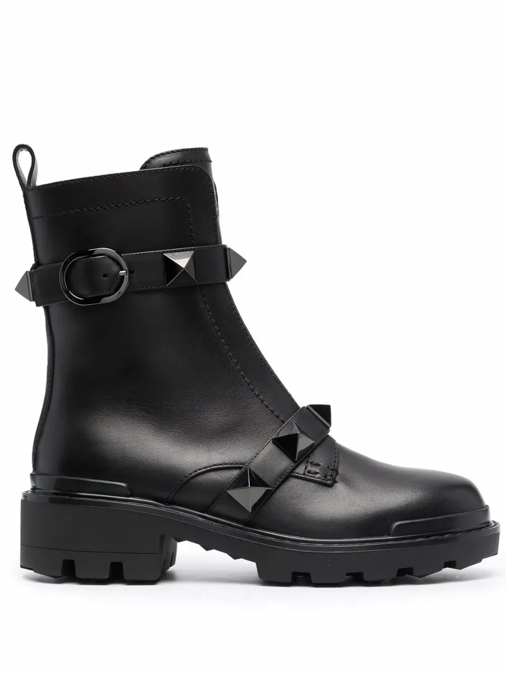 Valentino Roman Stud 40Mm Biker Boots
