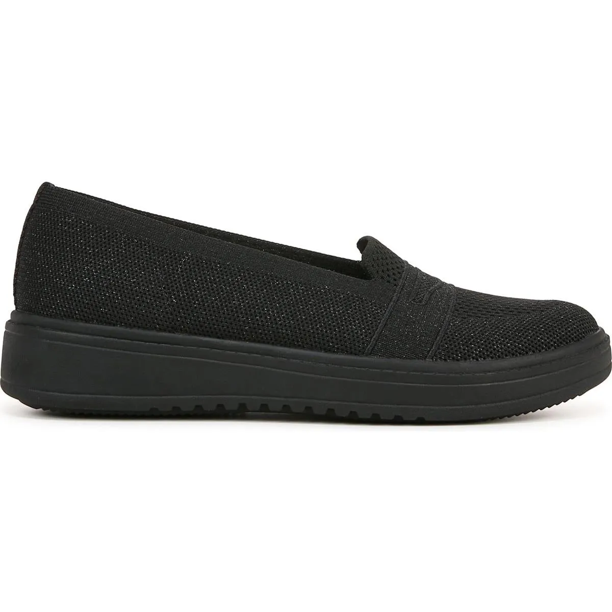 Valley Womens Padded Insole Knit Slip-On Sneakers