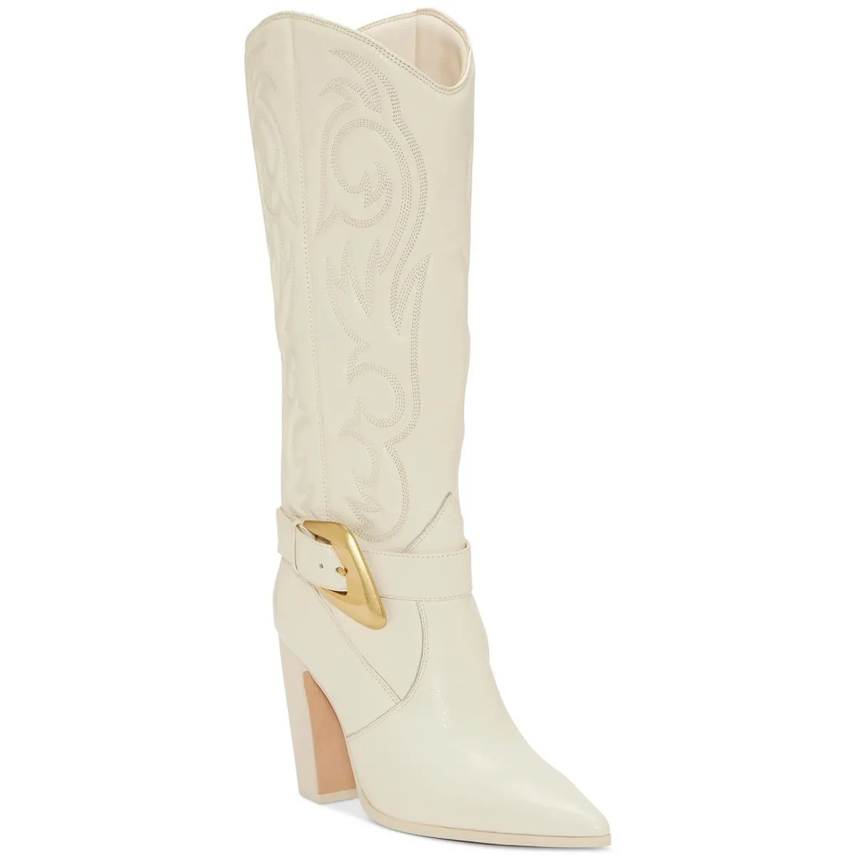 VCBIANCAA2WC Womens Wide Calf Leather Cowboy, Western Boots