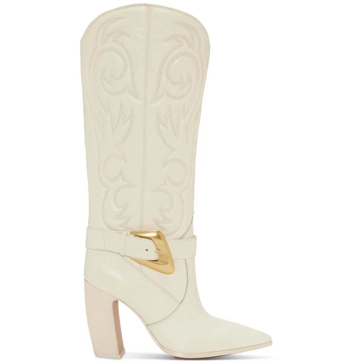 VCBIANCAA2WC Womens Wide Calf Leather Cowboy, Western Boots