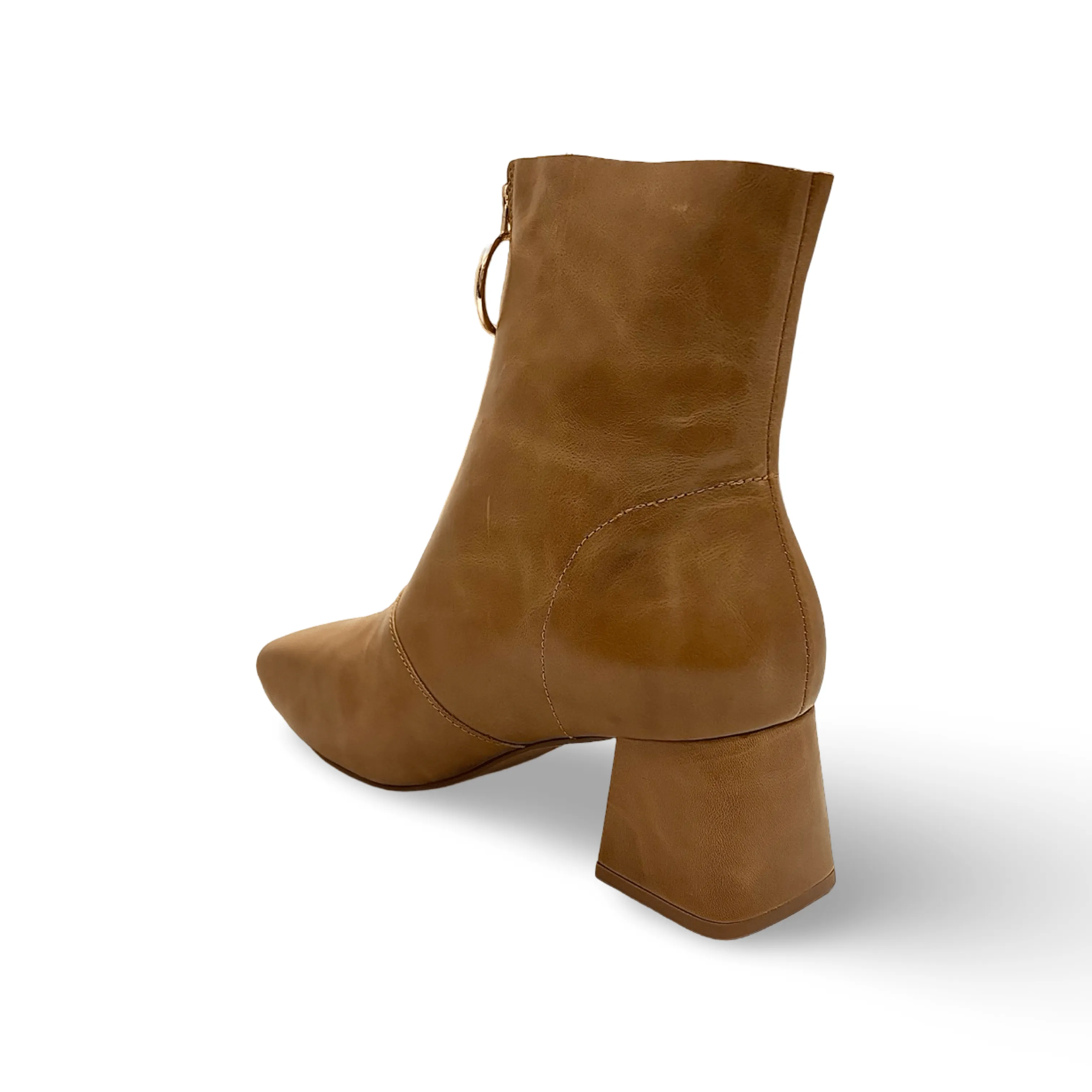 Vella Tan Front Zipper Boot
