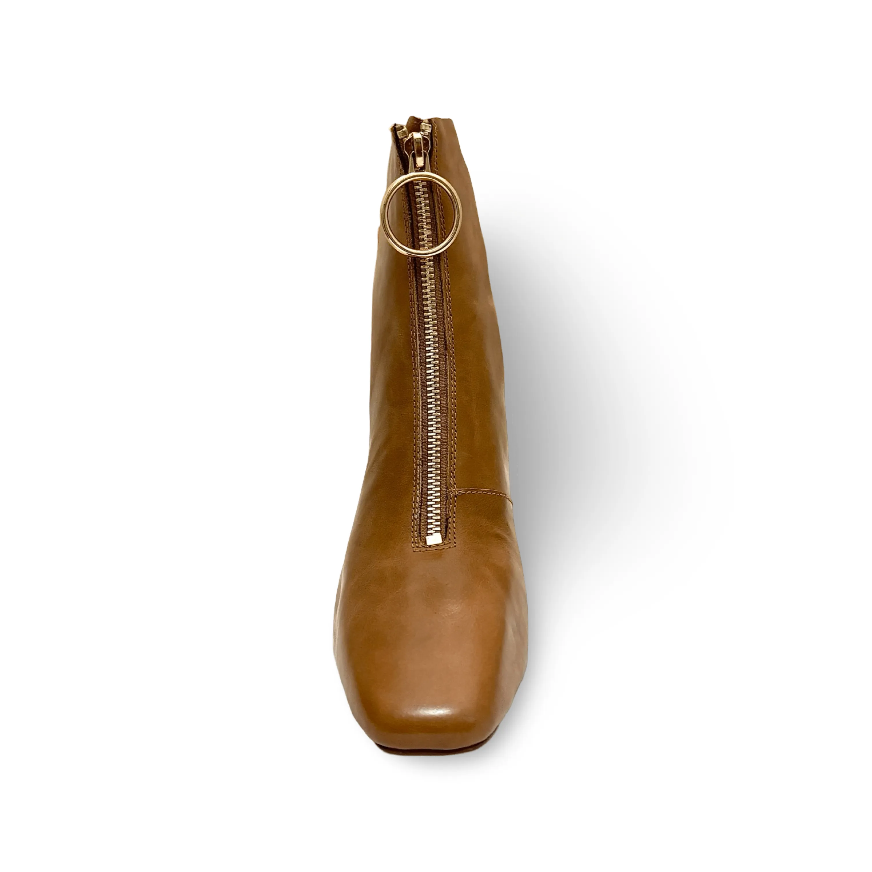 Vella Tan Front Zipper Boot