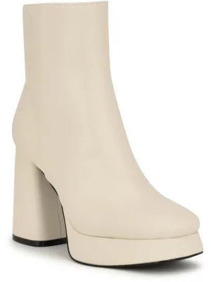 Velo 3 Womens Faux Leather Block Heel Mid-Calf Boots
