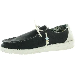 Wendy Fringe Womens Lifestyle Canvas Slip-On Sneakers