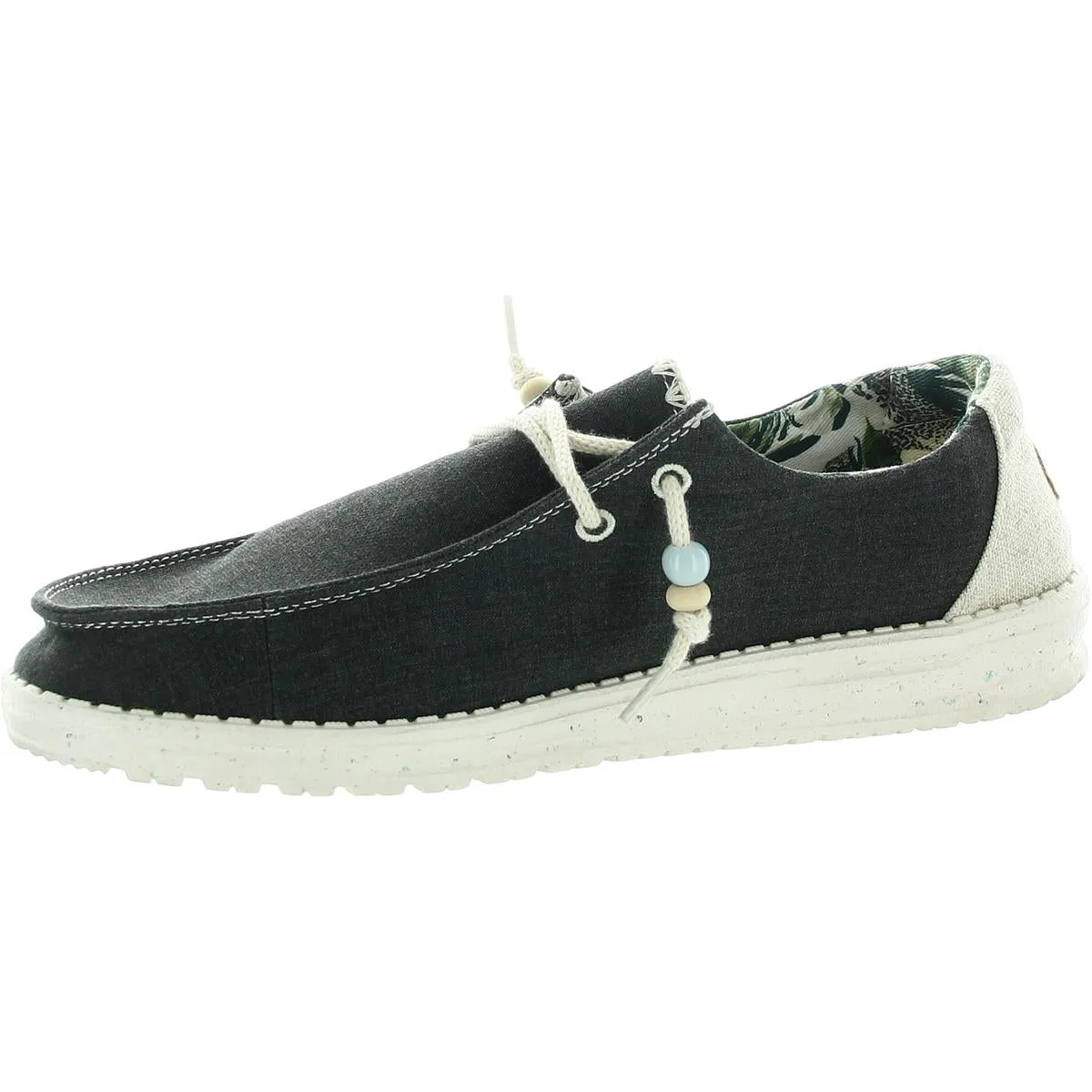 Wendy Fringe Womens Lifestyle Canvas Slip-On Sneakers