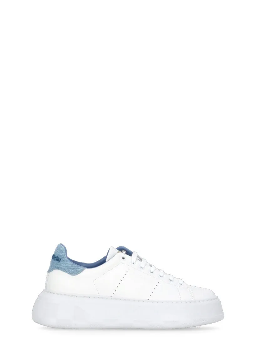 White Classic Court Sneakers