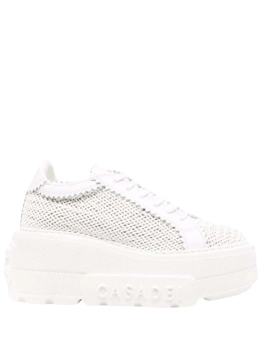 White Platform Sneakers