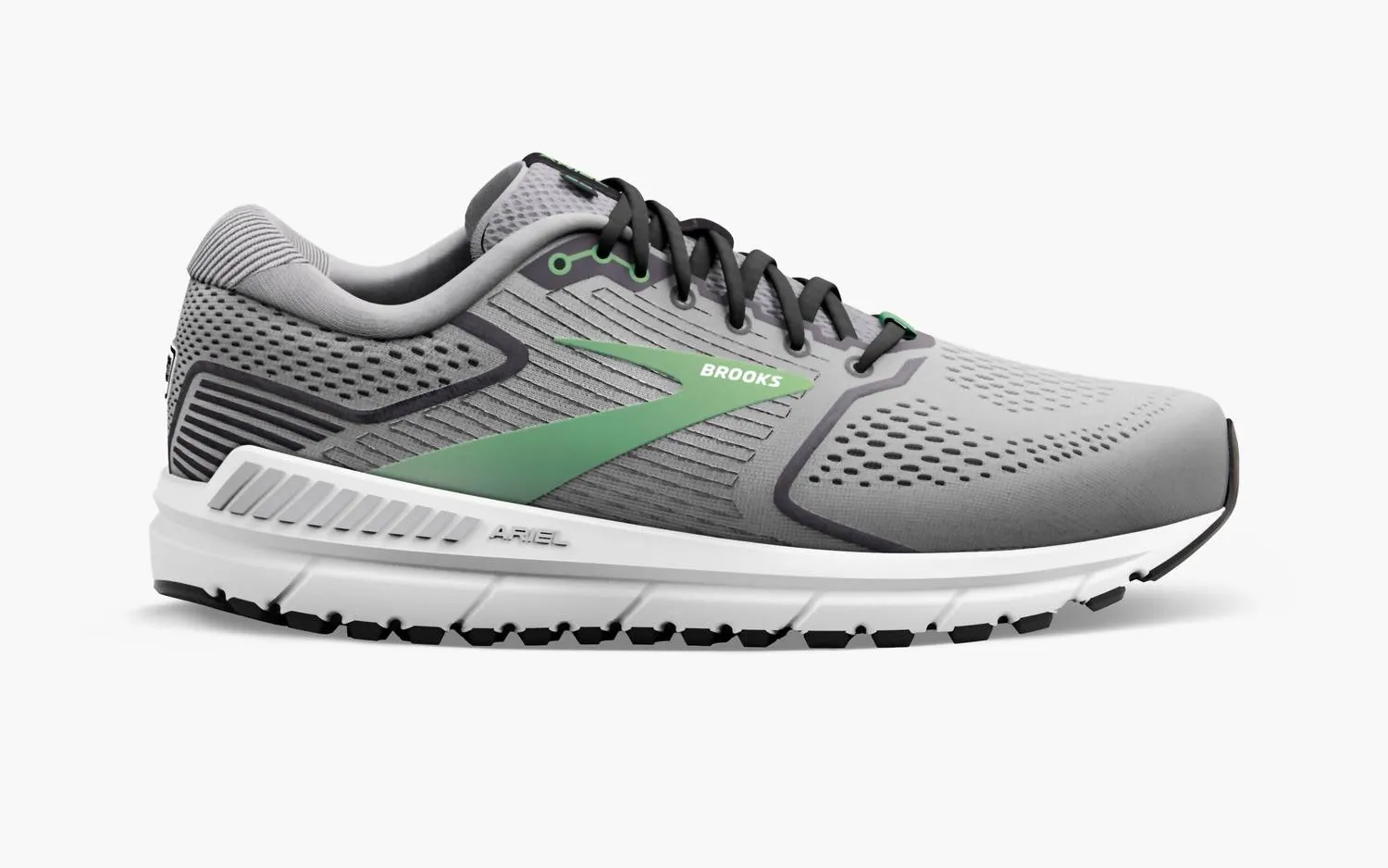 Women Ariel 20 Running Shoes In Alloy/blackened Pearl/green