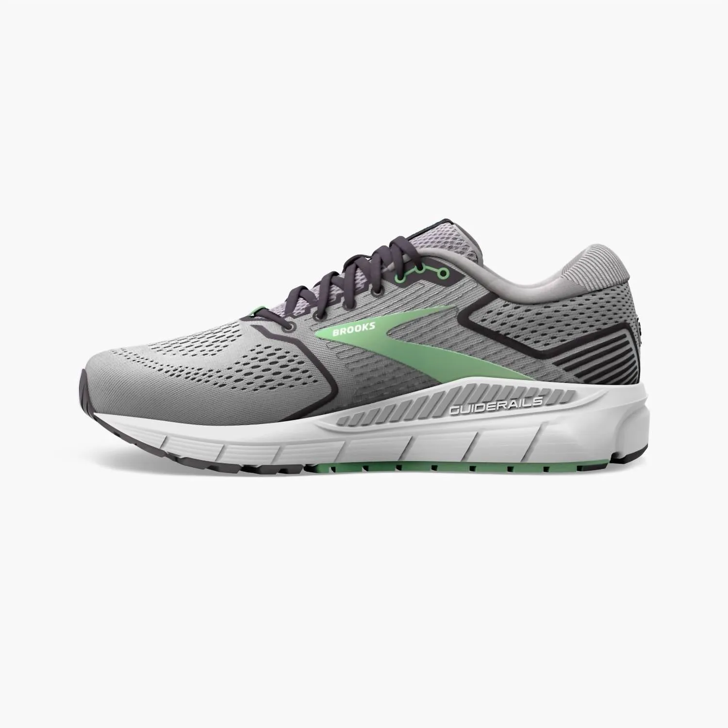 Women Ariel 20 Running Shoes In Alloy/blackened Pearl/green