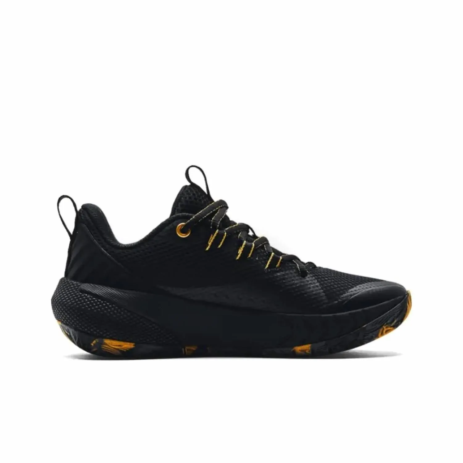 Women Hovr Ascent Casual Shoes In Black/yellow