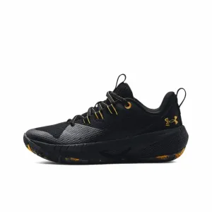 Women Hovr Ascent Casual Shoes In Black/yellow