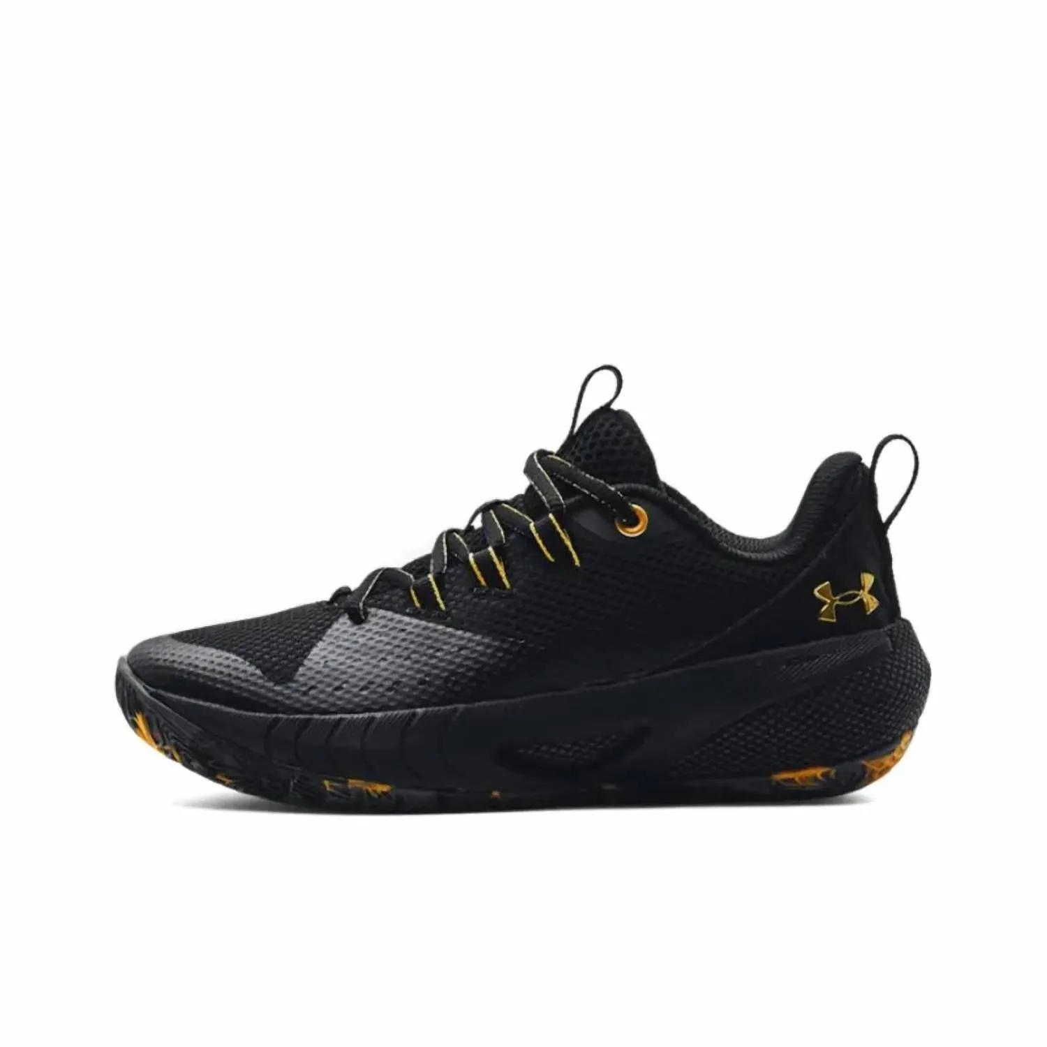 Women Hovr Ascent Casual Shoes In Black/yellow
