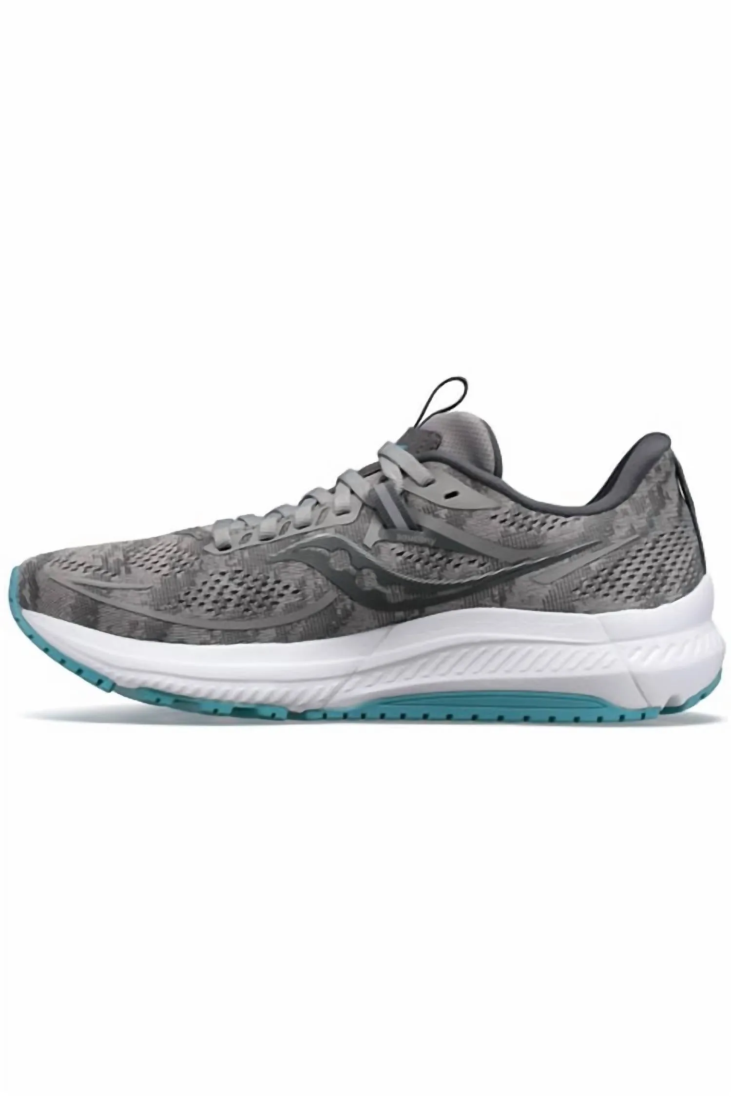 Women Omni 21 Running Shoes - Wide In Alloy/rainfall
