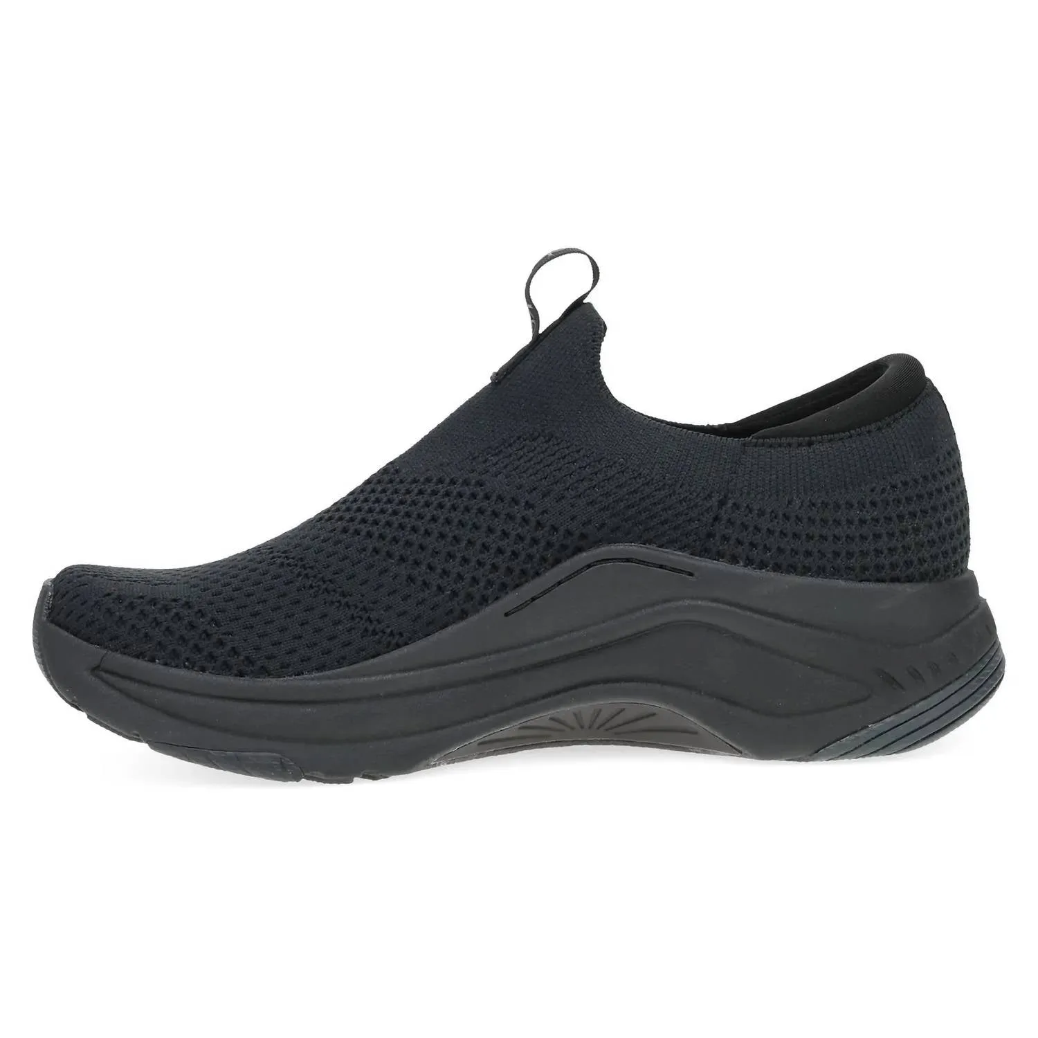 Women Pep Knit Sneaker In Black