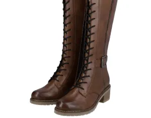 Women's Aida Tall Leather Boot In Chestnut