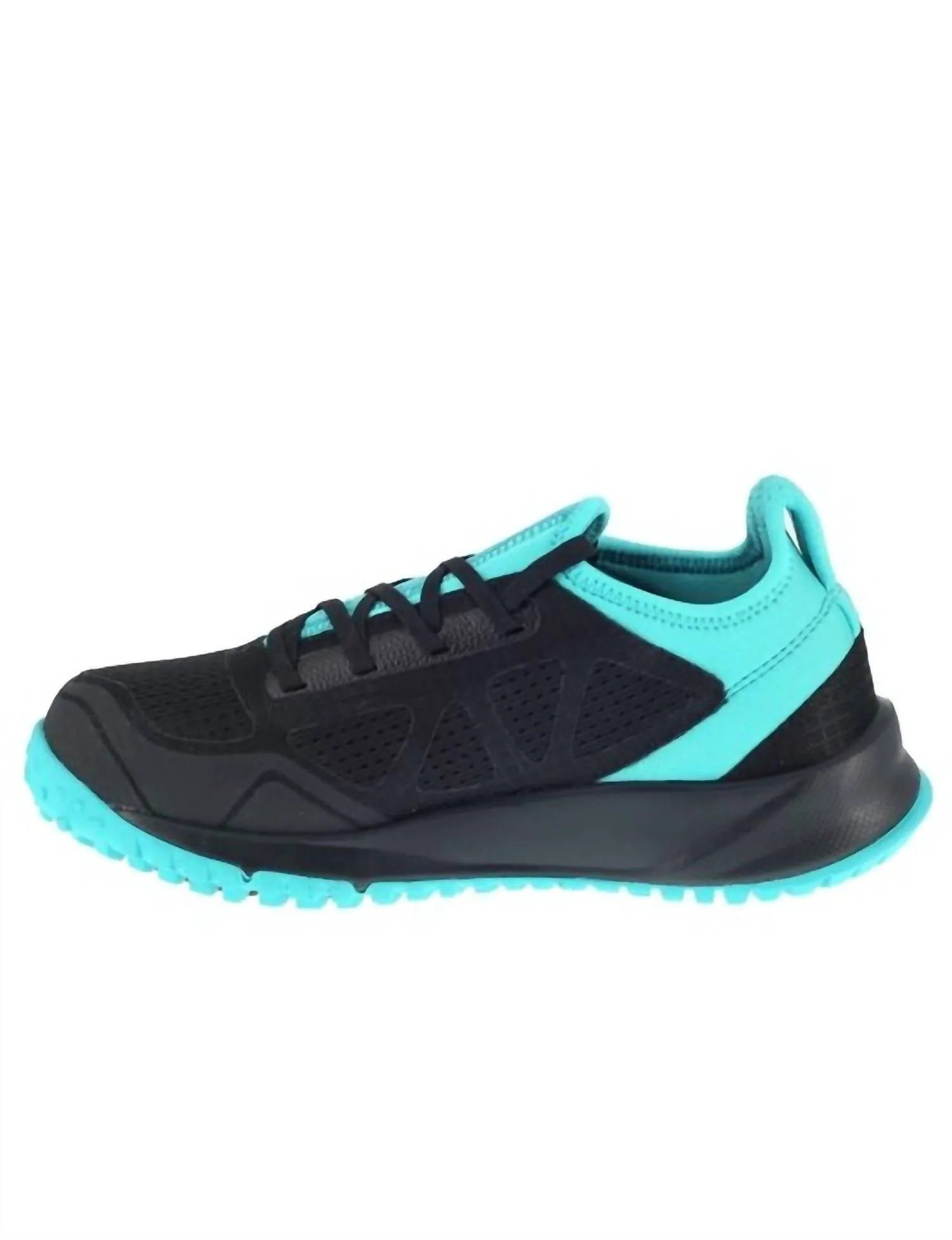 Women's All Terrain Trail Running Work Shoes - Medium Width In Black
