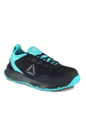 Women's All Terrain Trail Running Work Shoes - Medium Width In Black
