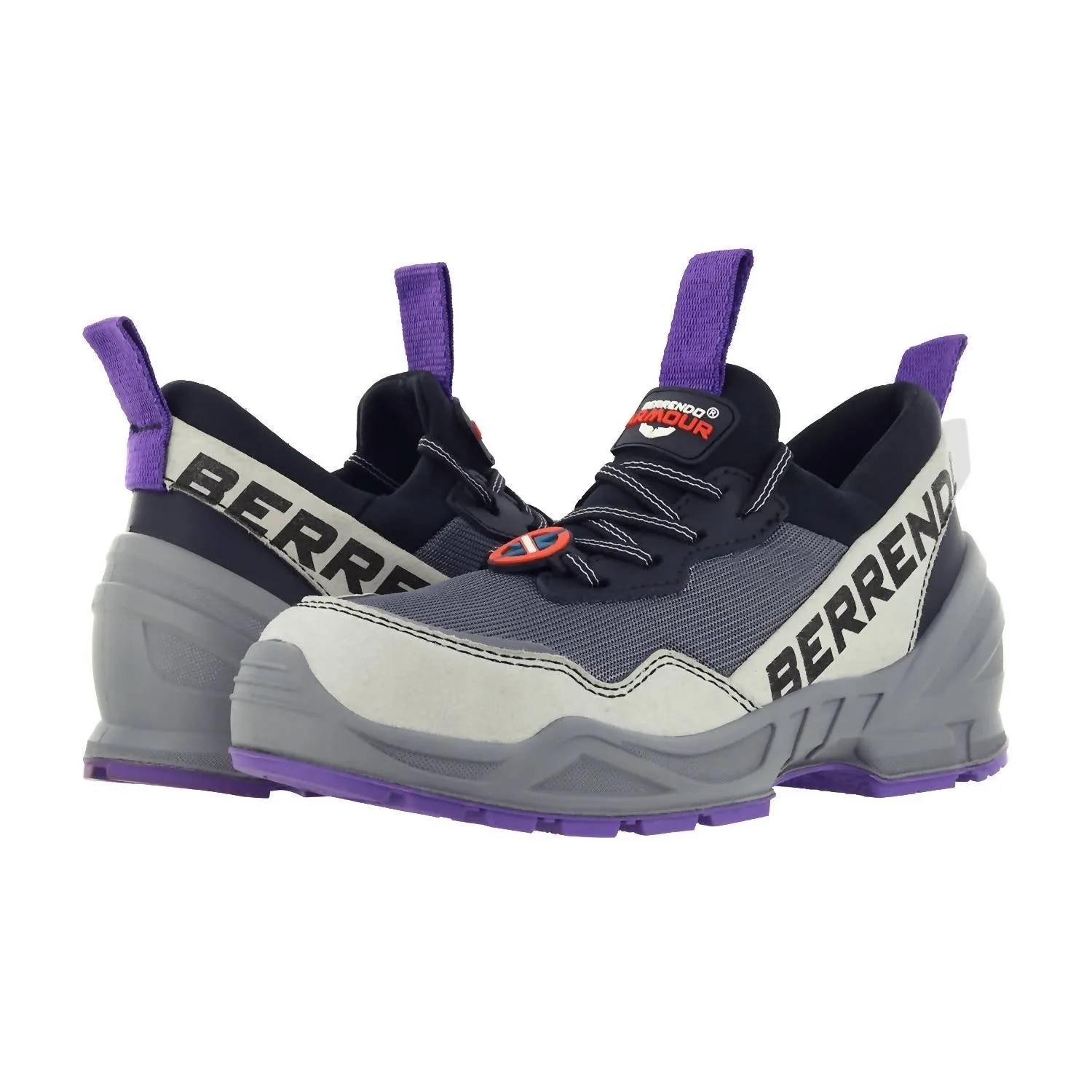 Women's Alloy Toe Safety Work Boots Sneakers In Grey