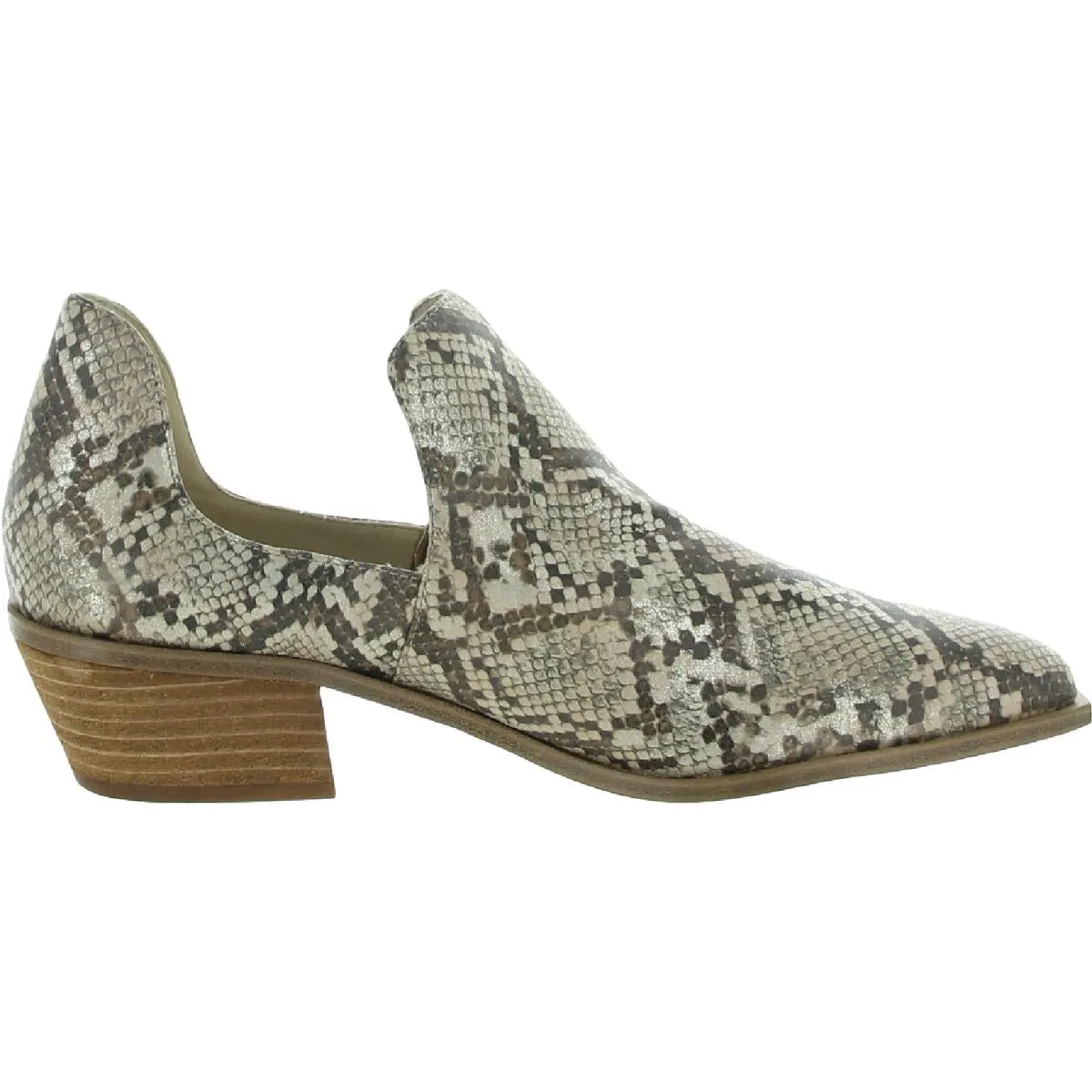 Womens Almond Toe Ankle Boots