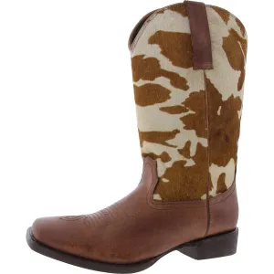 Womens Animal Print Manmade Cowboy, Western Boots